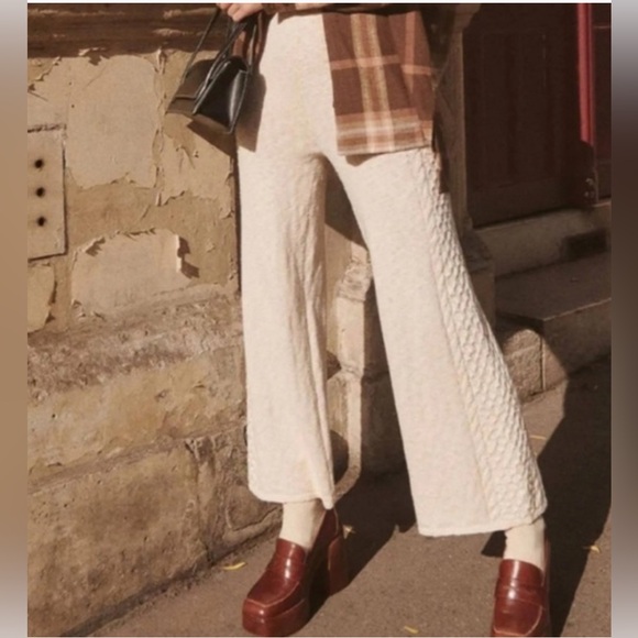 Spell Highland Knit Pants in cream - Picture 3 of 9